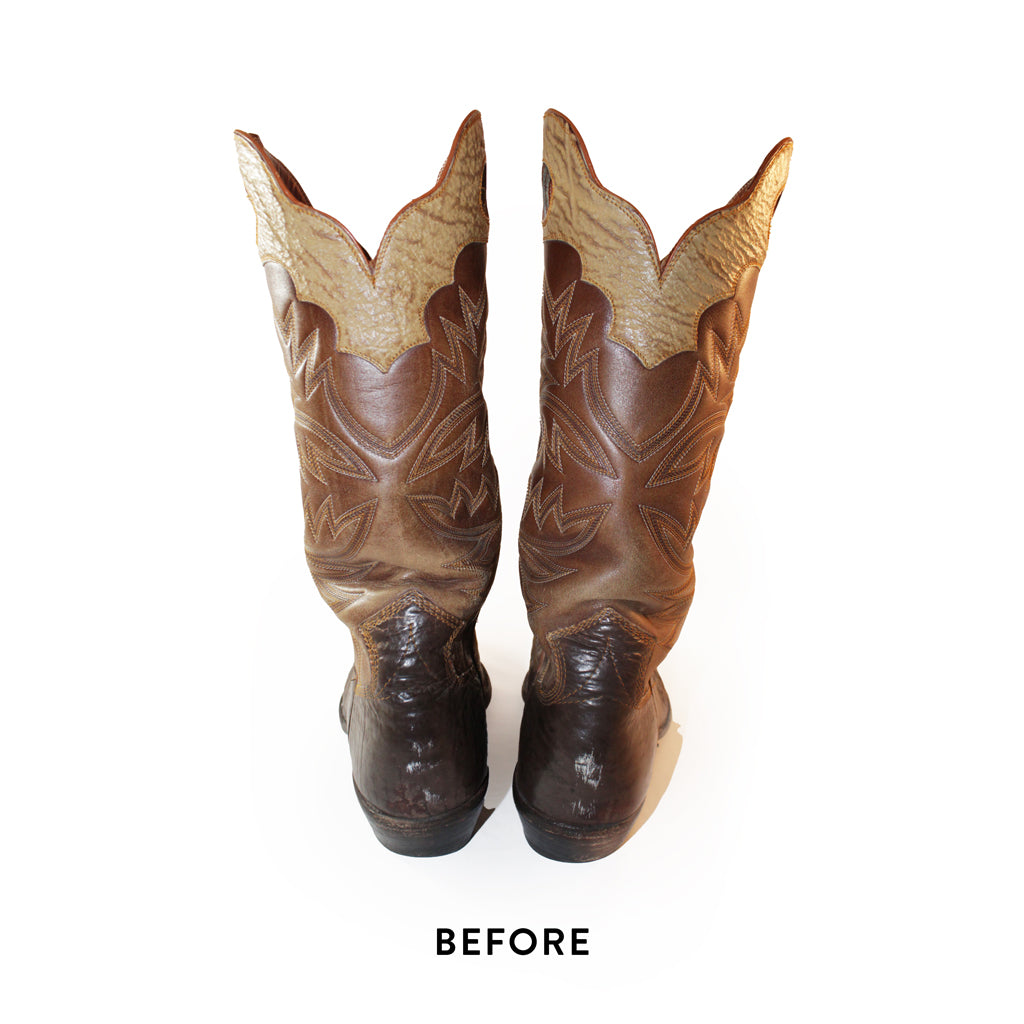 Paul Bond SHARK Hide Cowboy Boots Size 12D