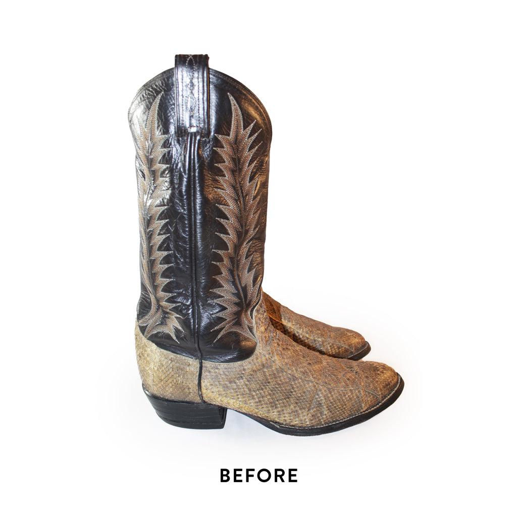 Bottes de cowboy homme Tony Lama 10,5D noir marron Bottes de cowboy homme Tony Lama 10,5D noir marron