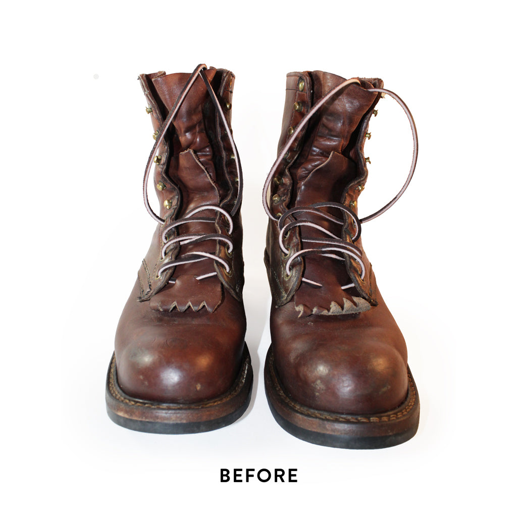 Whites Brown Steel Toe Boots