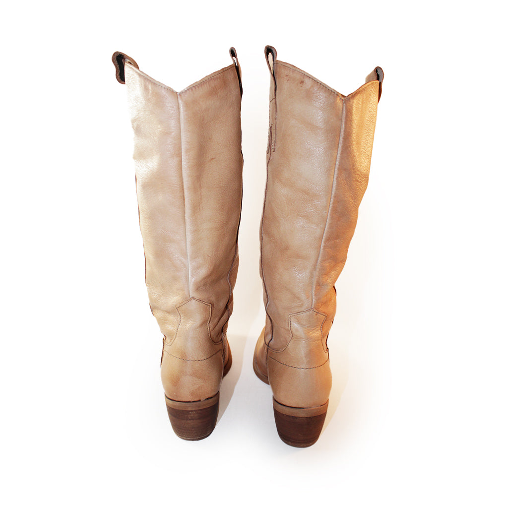 Women's Tan Calf Boots