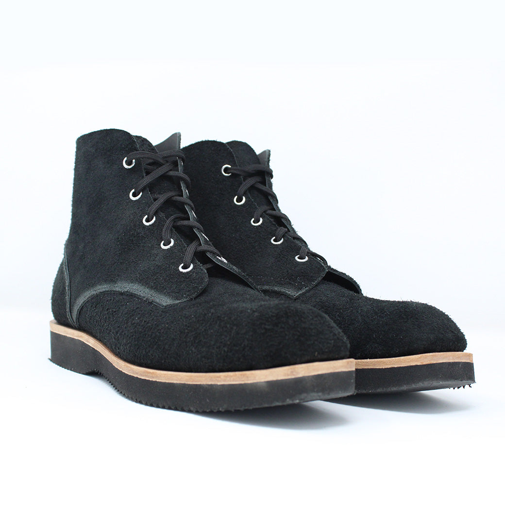 Plainsman work casual rough-out black leather boot schmidt's bootmaker