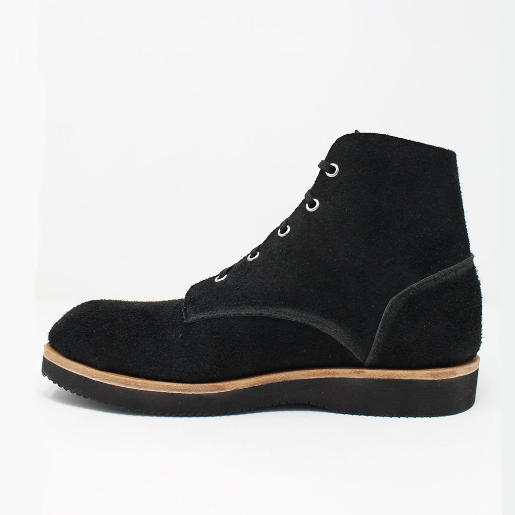 Plainsman work casual rough-out black leather boot schmidt's bootmaker