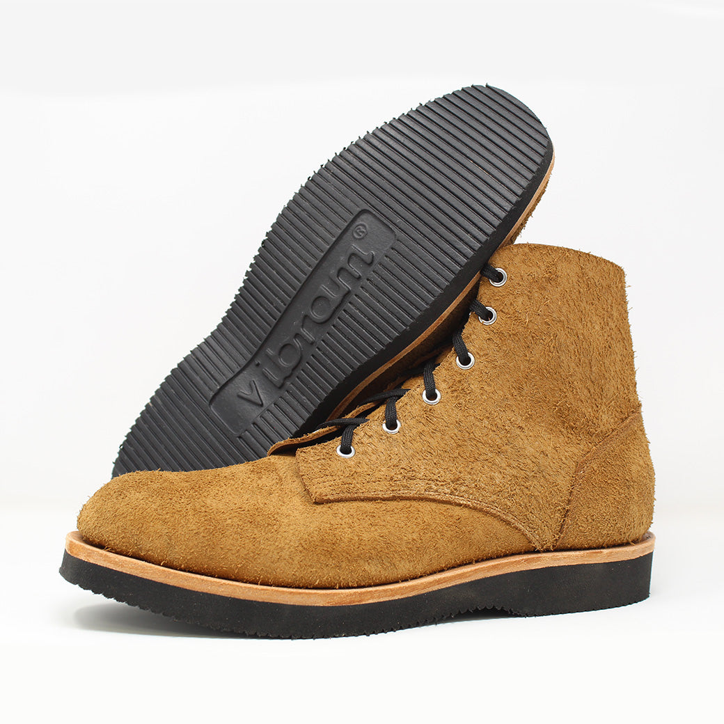 Plainsman work casual rough-out brown leather boot schmidt's bootmaker vibram
